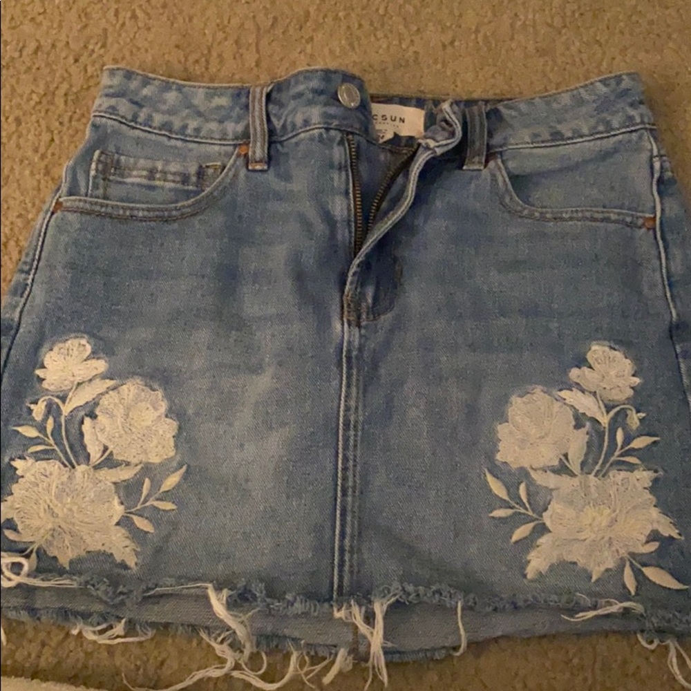 PacSun Jean Mini skirt